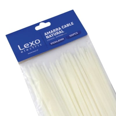 Amarra Natural 610 X 4,8 Mm 100u Lexo1