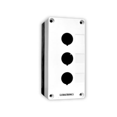 Caja Pvc 3 Perforación 22mm S/P IP40 BLANCO CNC1