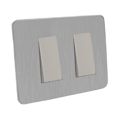Interrup. Doble 9/15 16A/250V Orion Corona Bronze Schneider
