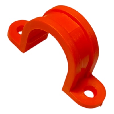 Abrazadera PVC omega 25mm