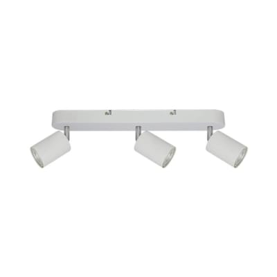 Lámpara tipo barra s/p cilíndrica 3 x GU10 blanco VKB