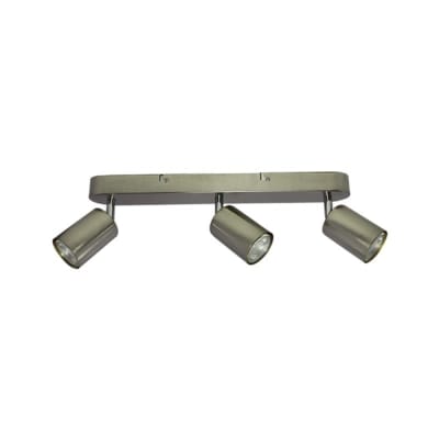 Lámpara tipo barra s/p cilíndrica 3 X GU10 nickel VKB