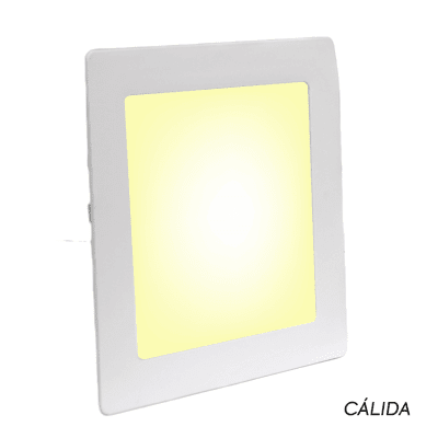 Panel cuadrado embutido 12W 3000K STANFORD
