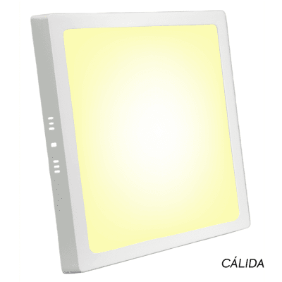 Panel cuadrado sobrepuesto 24W 3000K STANFORD
