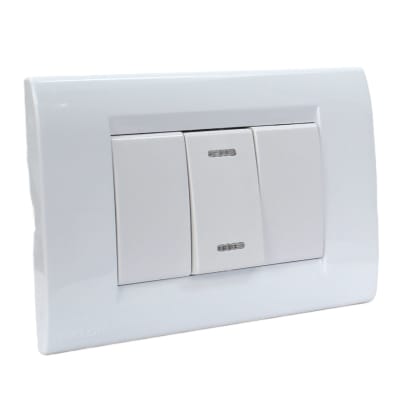 Interruptor 9/24 Civil Blanco Termoplastica Kalop1