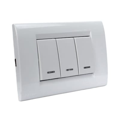 Interruptor 9/32 Civil Blanco Termoplastica Kalop1