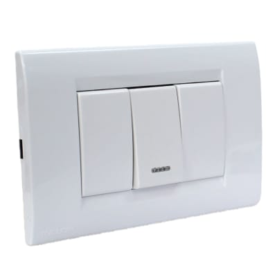 Pulsador 10A Civil Blanco Termoplastica Kalop