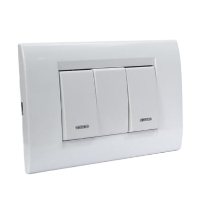 Interruptor 9/15 Civil Blanco Termoplastica Kalop1