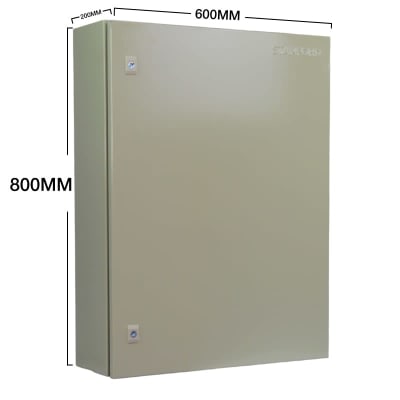 Gabinete Met. 1 Puerta 800x600x200 IP65 C/Chasis1