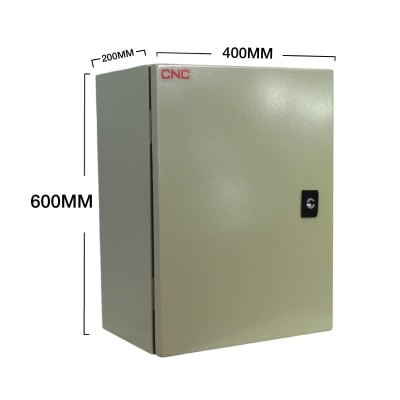 Gabinete met. 2 puertas 600x400x200 IP65