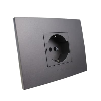 Tomacorriente Schuko Grafito 7929 Stanford