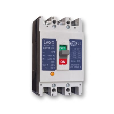 Interruptor Automatico Moldeado 3X32A 25ka LEXO