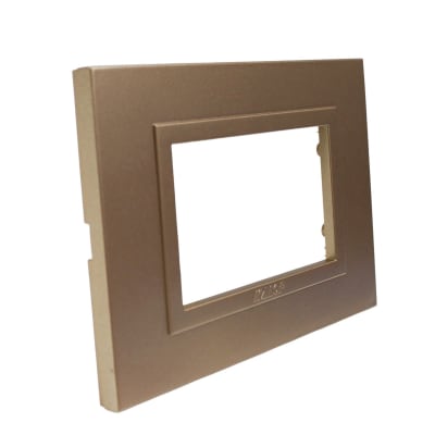 Tapa 3 Mod Zen Metal Bronce Kalop Ks41533