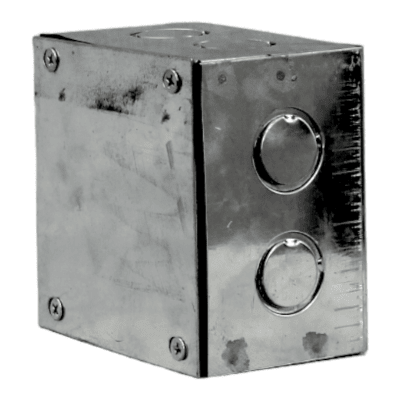 Caja Pre-Galvanizada Pre-Picada B-15 150X150X100 Tapa y Empq