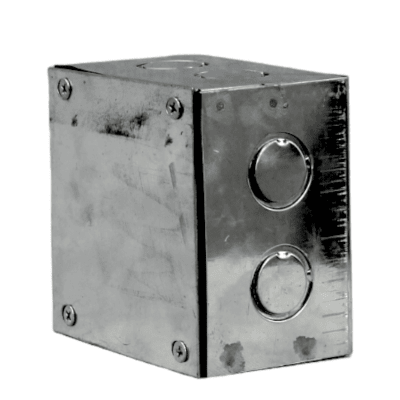 Caja Pre-Galvanizada Pre-Picada A-11 100X100X65 Tapa y Empq1