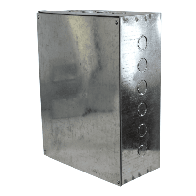 Caja Pre-Galvanizada Pre-Picada C-34 400X300X150 Tapa y Emp