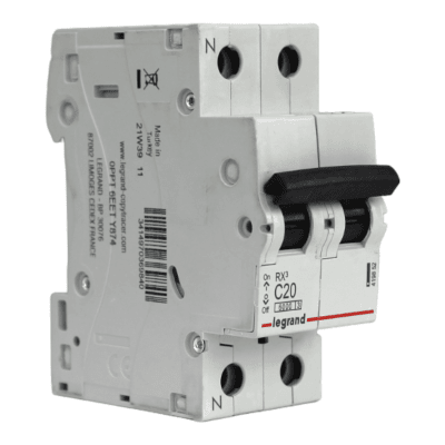 Automático 1P+N 20A 6kA Curva C 230/400V Rx3 Legrand1