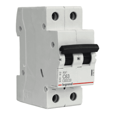 Interruptor Automático MCB 2P 63A Curva C 6kA Legrand