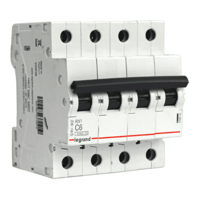 Automático 4x6A 6kA Curva C 230/400V Rx3 Legrand