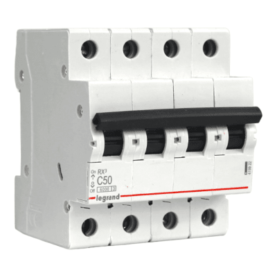 Automático 4x50A 6kA Curva C 230/400V Rx3 Legrand