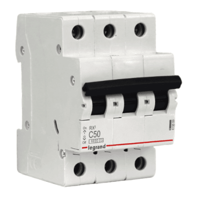 Interruptor Automático MCB 3P 50A Curva C 6kA Legrand