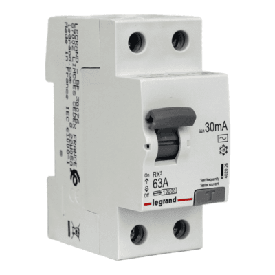 Diferencial RX3 2x63A 30ma AC Legrand Ref 402026