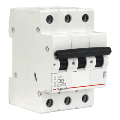 Interruptor Automático MCB 3P 63A Curva C 6kA Legrand