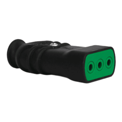 Enchufe Domiciliario Hembra Volante 2p + T 10A Negro FANTON