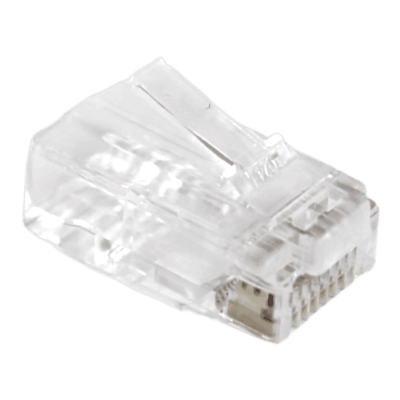 Conector Macho Rj45 Cat5e pass Thru/EZ Bolsa 100 U