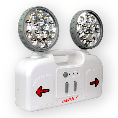 Lampara De Emergencia Led 2 Focos Forceman