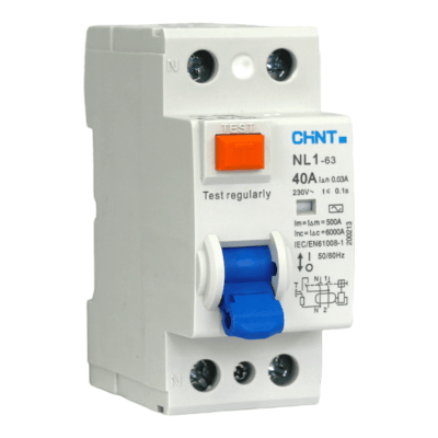 Interruptor Diferencial 2X40A 30Ma Rccb (NL1-AC) Chint