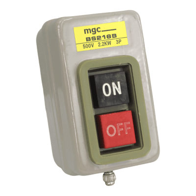 Botonera partir-parar metal s/p c/reten 3p 2.2kw1