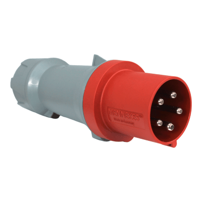Macho Volante 3p+n+t 63a 380v IP44 Mennekes