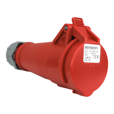 Hembra Volante 3p+t 16a 380v IP44 Mennekes