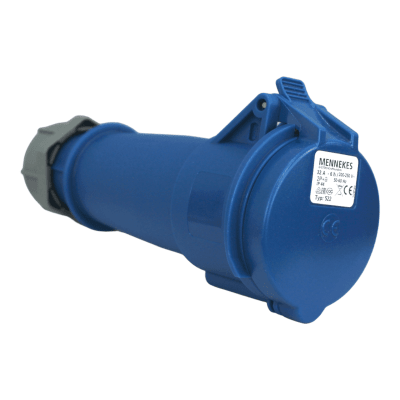 Hembra Volante 2P+T 32A 230V IP44 MENNEKES