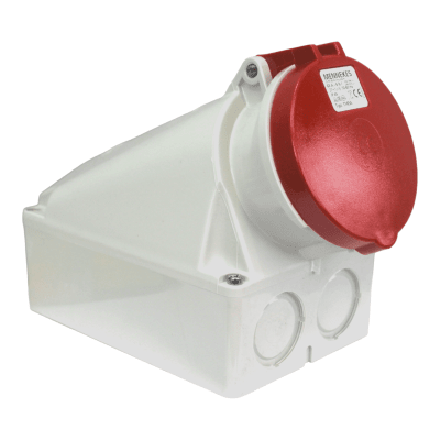 Hembra S/P 3P+N+T 63A 380V IP44 MENNEKES