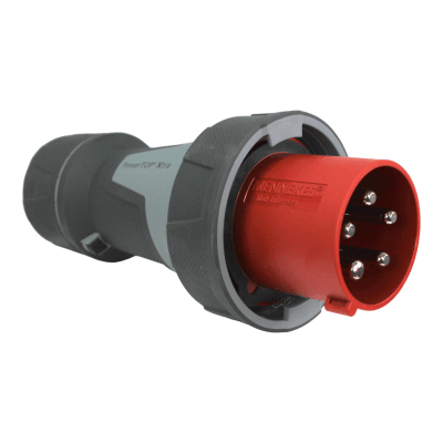 Macho Volante 3p+n+t 125a 380v IP67 Mennekes
