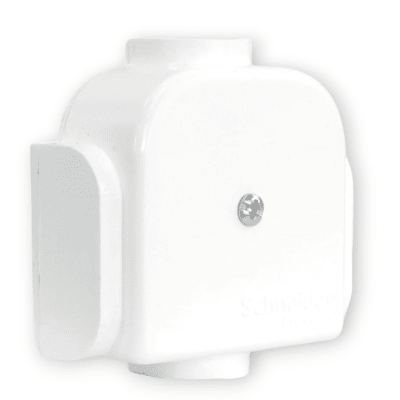 Caja distribucion plastica redonda 6 Salidas Schneider1