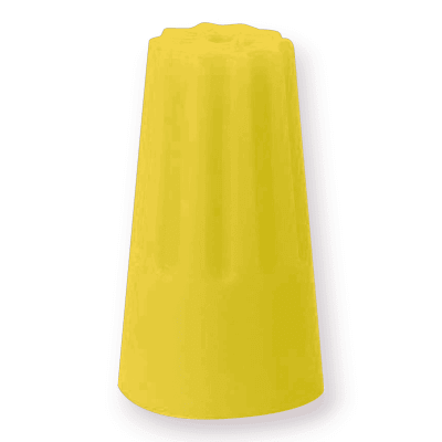 Conector Plastico Conico Para Cable Nro 44 Amarillo 100un
