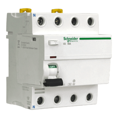 Interruptor diferencial iIDSI 4x40A 30mA Clase A HPI SCHNEIDER