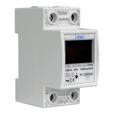 Analizador de Red Riel din 5(60A) KS2022 LEXO