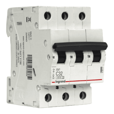 Interruptor Automático MCB 3P 32A Curva C 6kA Legrand