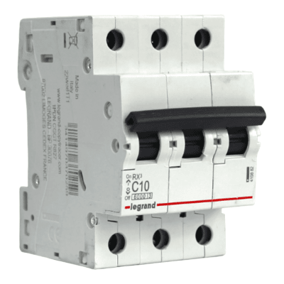 Automático 3x10A 6kA Curva C 230/400V Rx3 Legrand