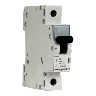 Interruptor Automático MCB 1P 16A Curva C 6kA Tx3 Legrand