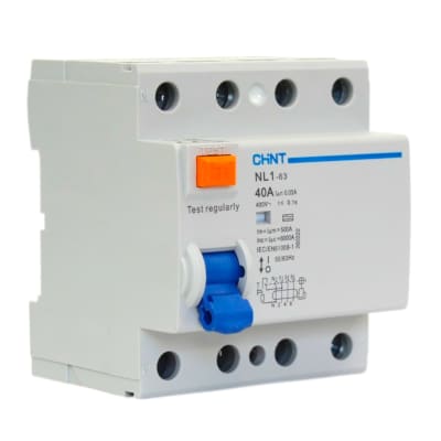 Interruptor Diferencial 4x40a 30ma Clase A Nl1-A Chint1