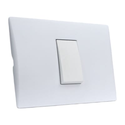 Interruptor Andes Conmutador 9/24 10A 250V White Armado Lexo