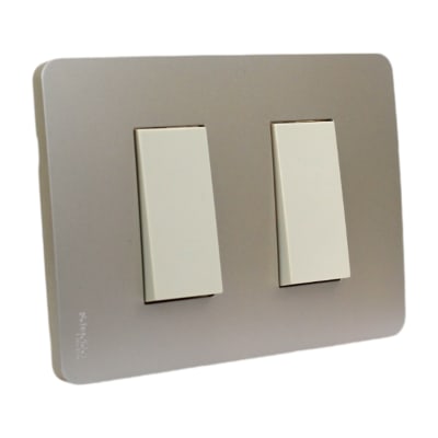 Interruptor Doble 9/15 16A/250V Orion Horizon Gold Schneider