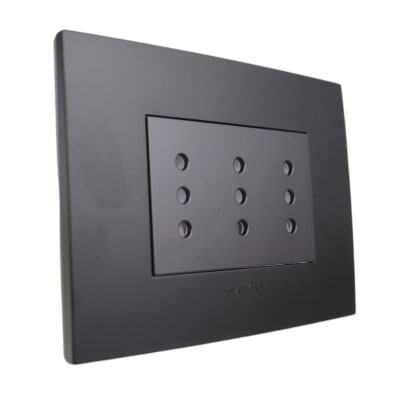 Tomacorriente Triplex 10A 250V Negro 8928 Stanford1