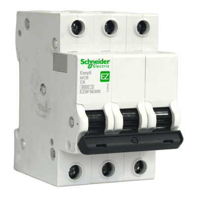 Automático 3x6A 6kA Curva C 230/400V Easy9 Schneider