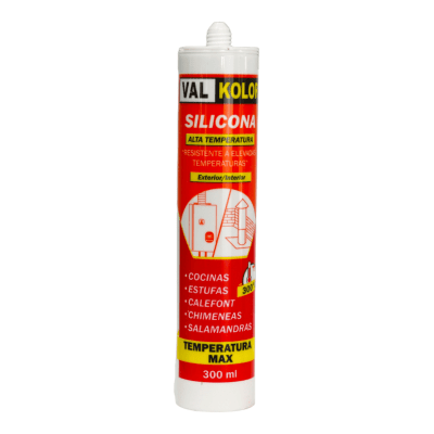 Silicona Alta Temperatura Roja 300ml1